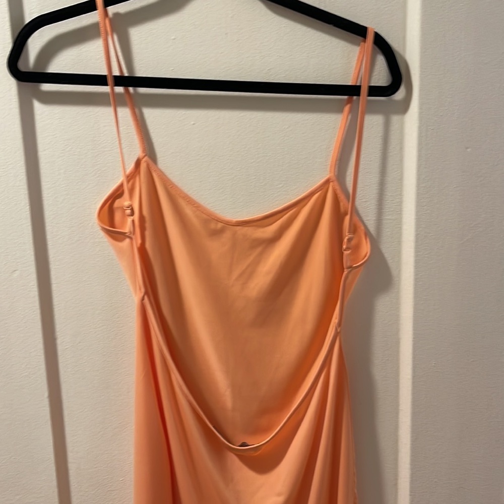 NWOT RARE For Love & Lemons Orange Lace Dress - slip included! - Picture 14 of 16